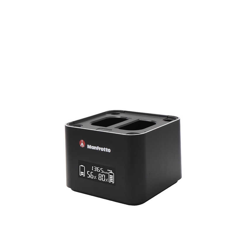 マンフロット　Pro CUBE ツインチャージャー キヤノン用 ブラック　MANPROCUBEC