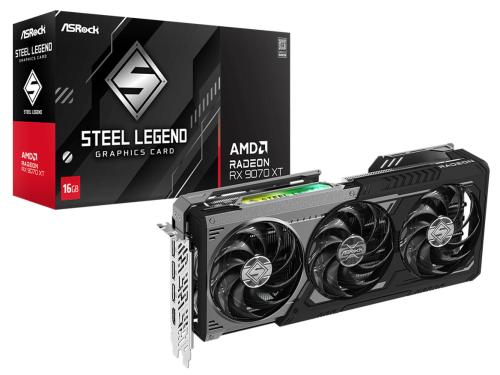 ASRock Radeon RX 9070 XT Steel Legend Dark 16GB [PCIExp 16GB]