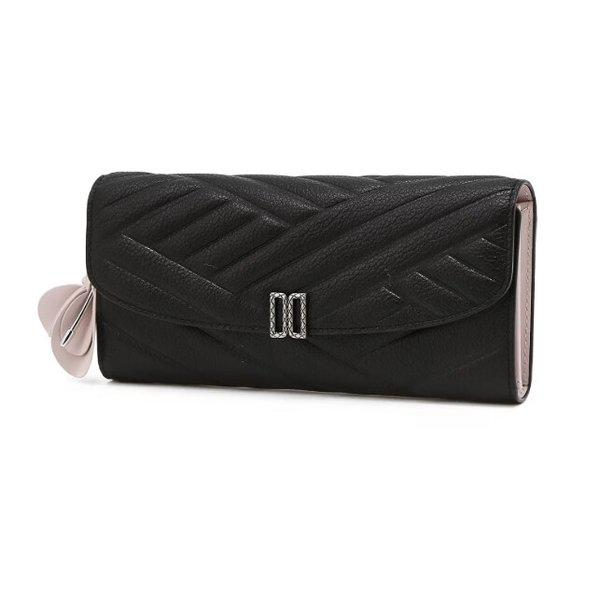 AK Bundang店 ハンドバッグ ブラック DDロゴ 牛革 長財布 DCWA6E762BK