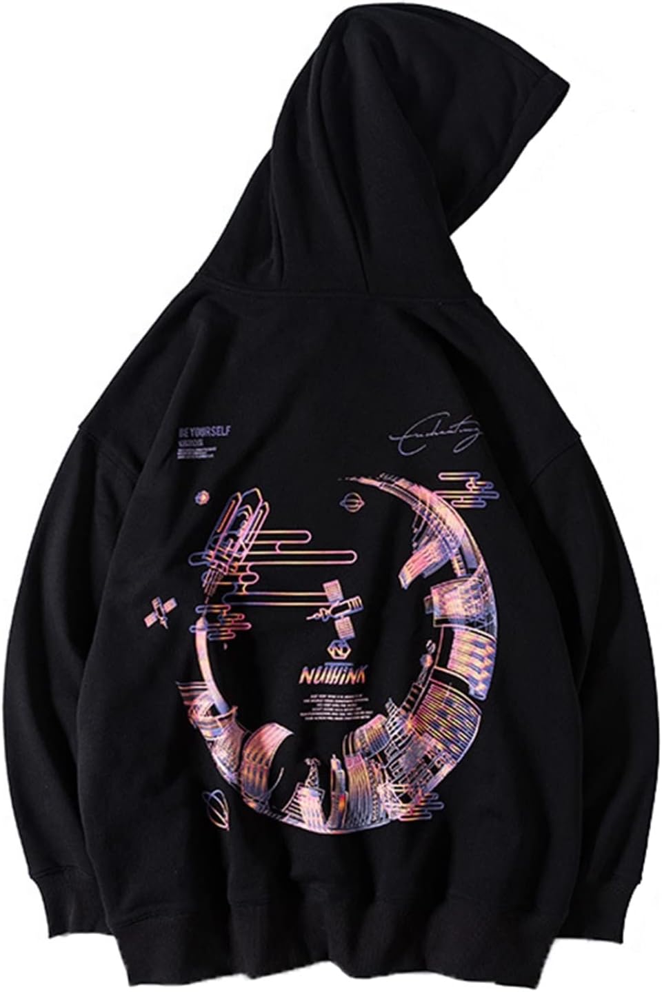 パーカー トレーナー レディース メンズ ヒップホップ系 カジュアル プリント 大きいサイズ クール 丈長め ビッグシルエット フード付き 体型パカー プルオーバー 肌触りがいい オシャレ 通気性 伸