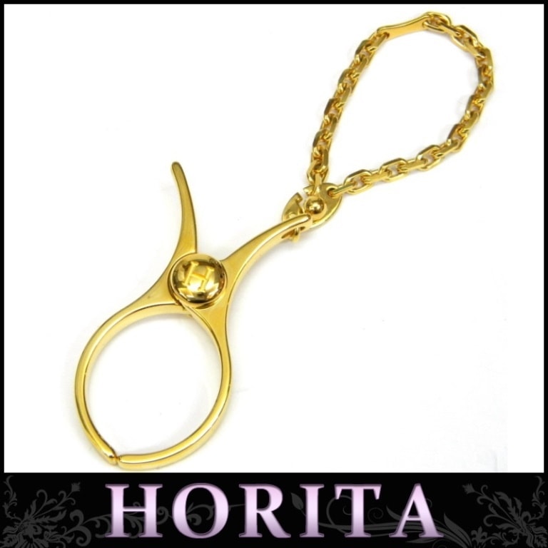 ｴﾙﾒｽ HERMES ｸﾞﾛｰﾌﾞﾎﾙﾀﾞｰ ｺﾞｰﾙﾄﾞｶﾗｰ 【中古】 (36126)