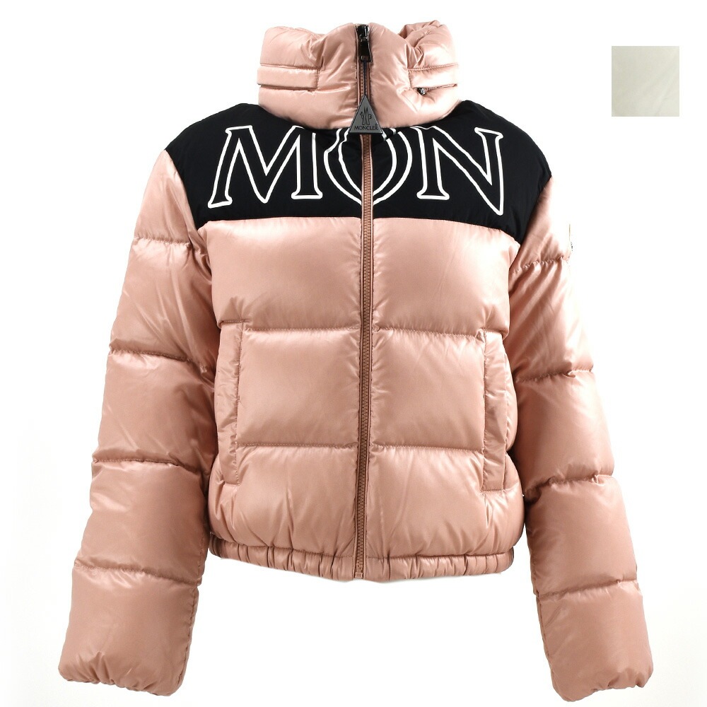 モンクレール ジェス ダウンジャケット レディース ブルゾン ナイロンジャケット ホワイト ピンク MONCLER GERS[1a00098]