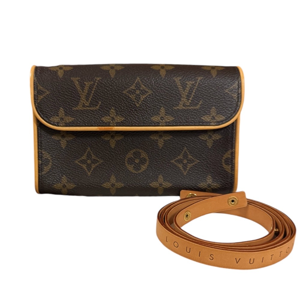 ルイヴィトン ポシェットフロランティーヌ モノグラム ハンドバッグ モノグラムキャンバス M51855 ブラウン LOUIS VUITTON 中古 56,760円