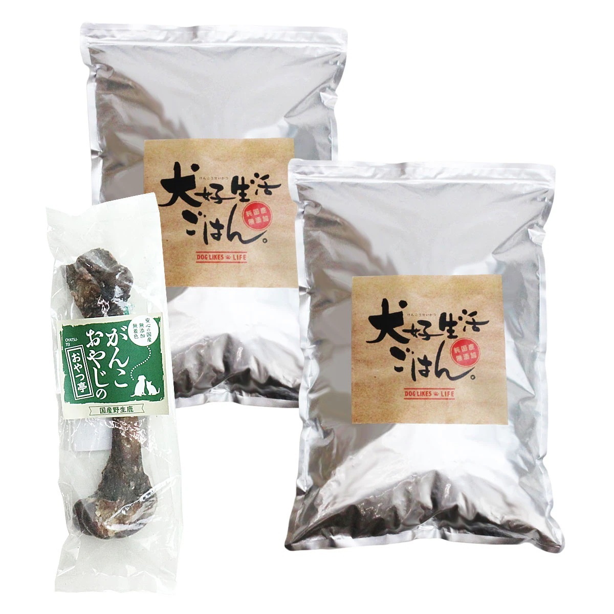 ごはんオールステージ 5kg【国産鹿レッグボーン 1本Mサイズ付き】犬 ドッグフード