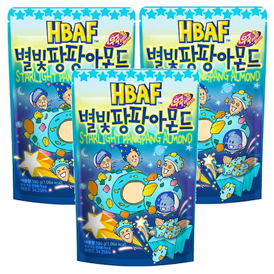 Qoo10] HBAF スターライトパンパンアーモンド 190g : 食品