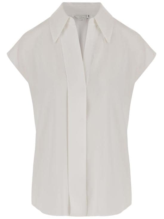 VINCE Women Tops V181613232118CHK White
