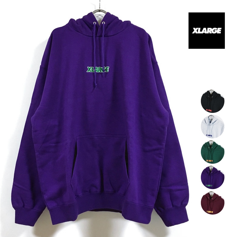 XLARGE エクストララージ STANDARD LOGO PULLOVER HOODED SWEAT パーカー 長袖 メンズ 送料無料