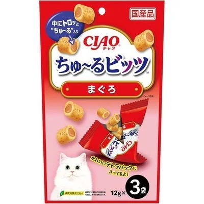 【48個セット】 CIAO ちゅーるビッツ まぐろ 12g×3袋