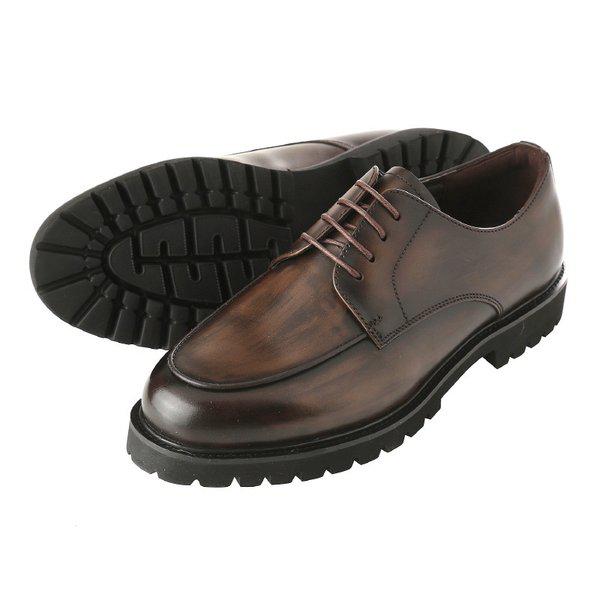 軽量クッションUPダービーシューズ男性靴2XMD73XM-GN