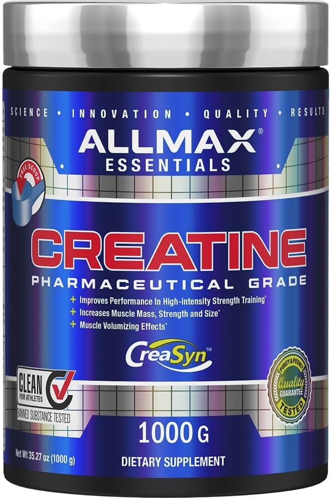 ALLMAX Nutrition Creatine Monohydrate Powder, 1000g