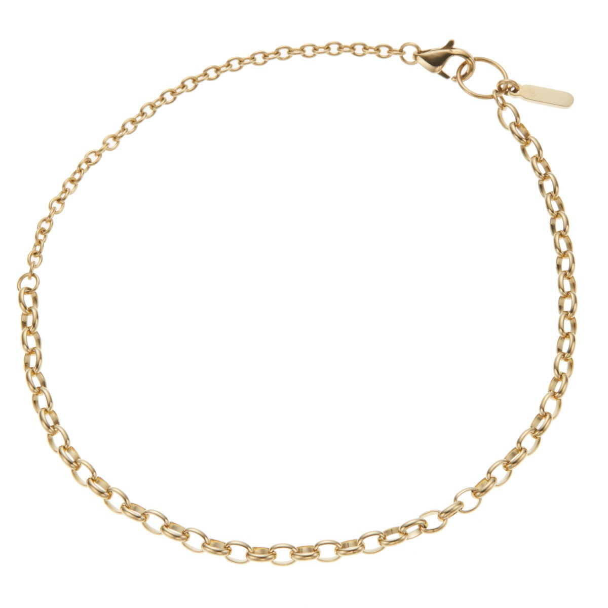 ブレスレット レディース サージカルステンレス316L ゴールド チェーン 金属アレルギー対応
