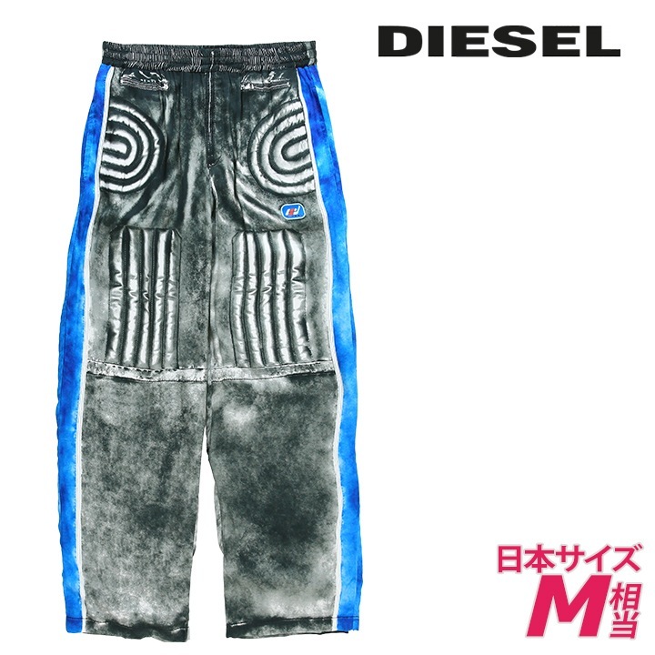 ルーズフィットパンツ メンズ P-FERGY-PRINT-NEW ウエストゴム ドロスト die-m-p-g4-0aj