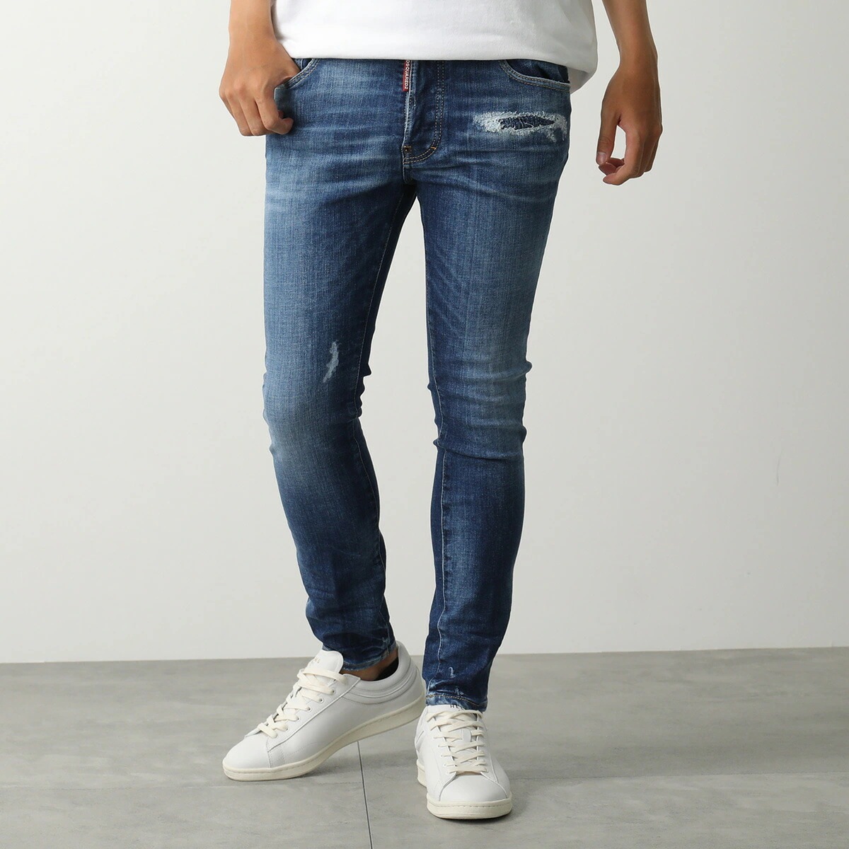 DSQUARED2 ディースクエアード ジーンズ Supertwinky Jean スーパートゥインキー S74LB1731 S30872 メンズ デニムパンツ スキニー スリム ストレッチ 470