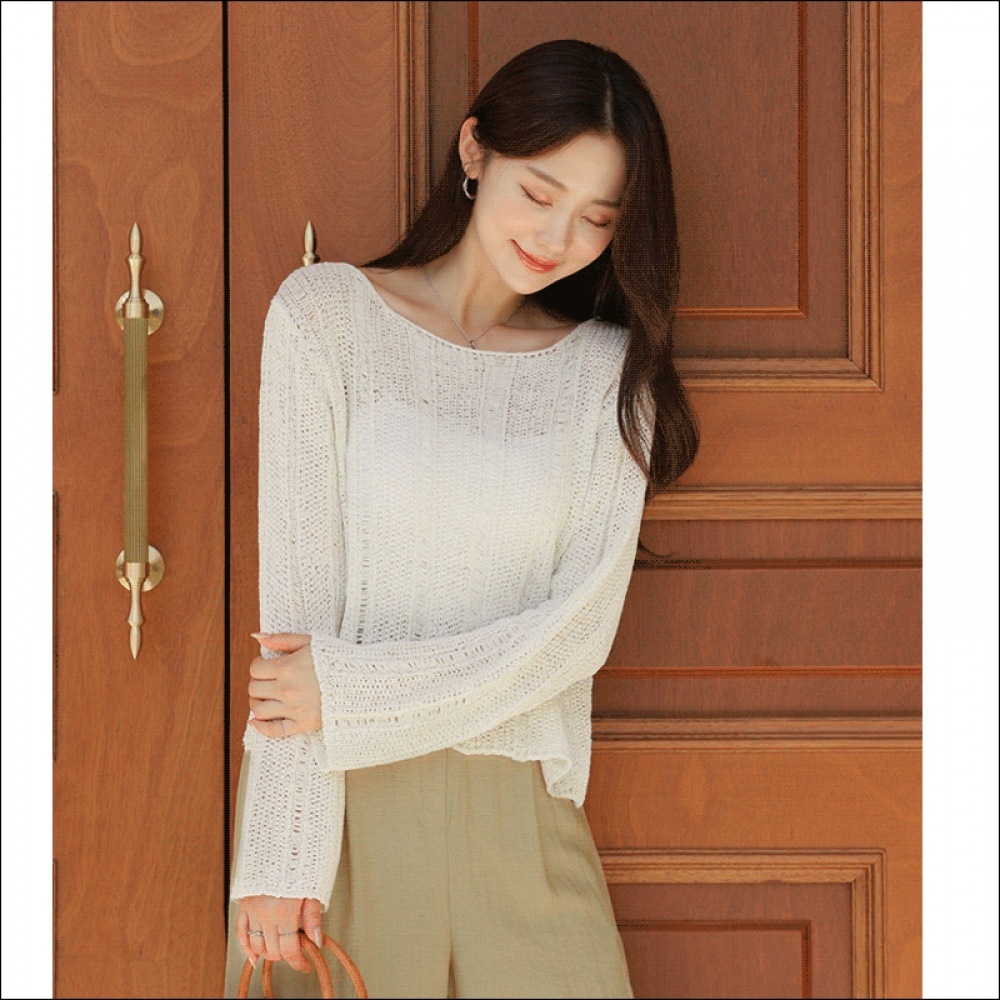 クリック＆ファニーテフロンスクラニーニット