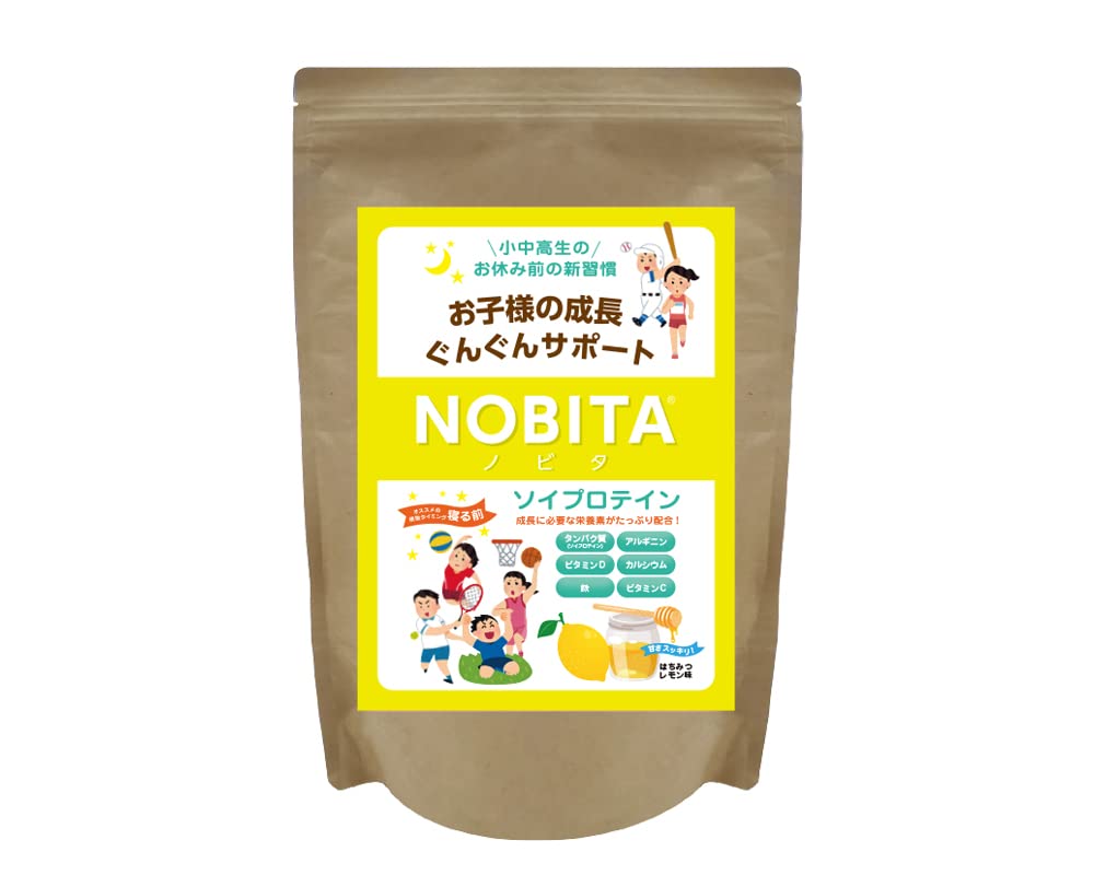 Qoo10最安値挑戦 SPAZIO NOBITA(ノビタ) ソイプロテイン FD0002 (はちみつレモン味) 600g