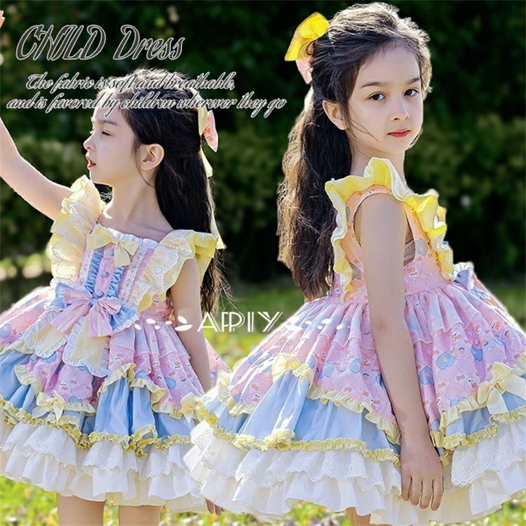 新品限時!優!惠!A232ロリータワンピース 女子 子供服 プリンセスドレス キッズドレス ベビーロリータドレス 可愛い 赤ちゃん お宮参り 結婚式 ピアノ発表会 誕 七五三 Lolita ロリータ