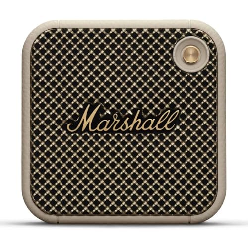 Marshall ワイヤレスポータブル防水スピーカー Willen クリーム 連続再生15時間/IP67防水仕様/超小型/急速充電 【国内正規品】