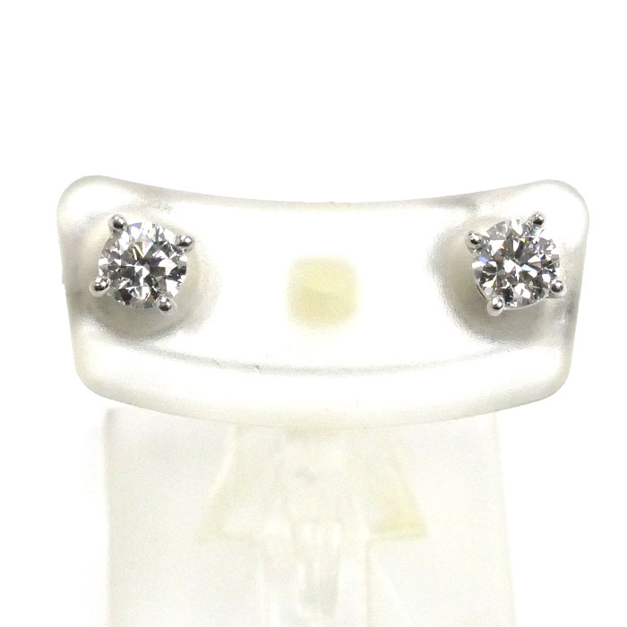 TIFFANY&Co. ティファニー Pt950プラチナ スタッド ダイヤ ピアス ダイヤモンド0.30ct/0.30ct 2.8g レディース 中古