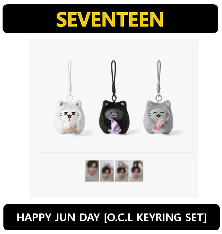 【SEVENTEEN】 - HAPPY JUN DAY [O.C.L KEYRING SET]