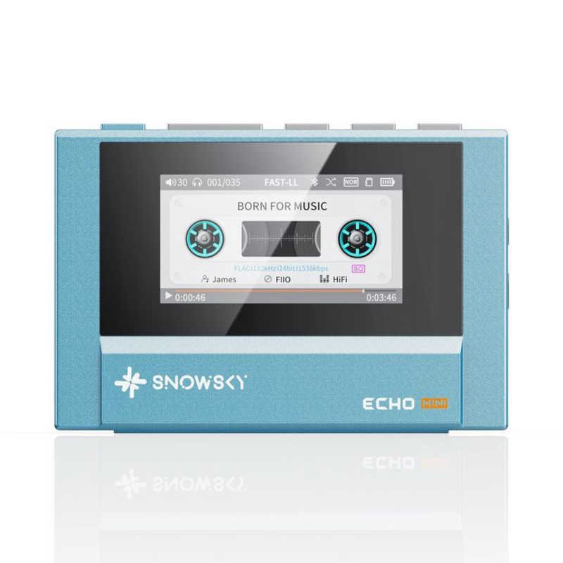 FIIO　Snowsky ECHO MINI ［ハイレゾ対応 / 8GB］ Sky Blue　FIO-SSEMINI-L
