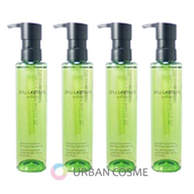 シュウウエムラ A/O+ P.M.クリア ユースラディアント クレンジング オイル 150ml 4本セット 国内正規品