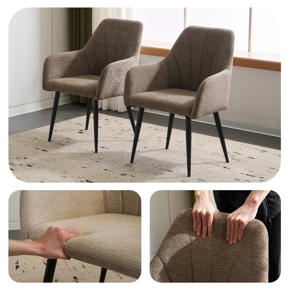 【国内即発送】122ダイニングチェア 椅子 コンパクト スチール脚 来客対応チェア おしゃれ 組立簡単 北欧風 イス テレワーク129