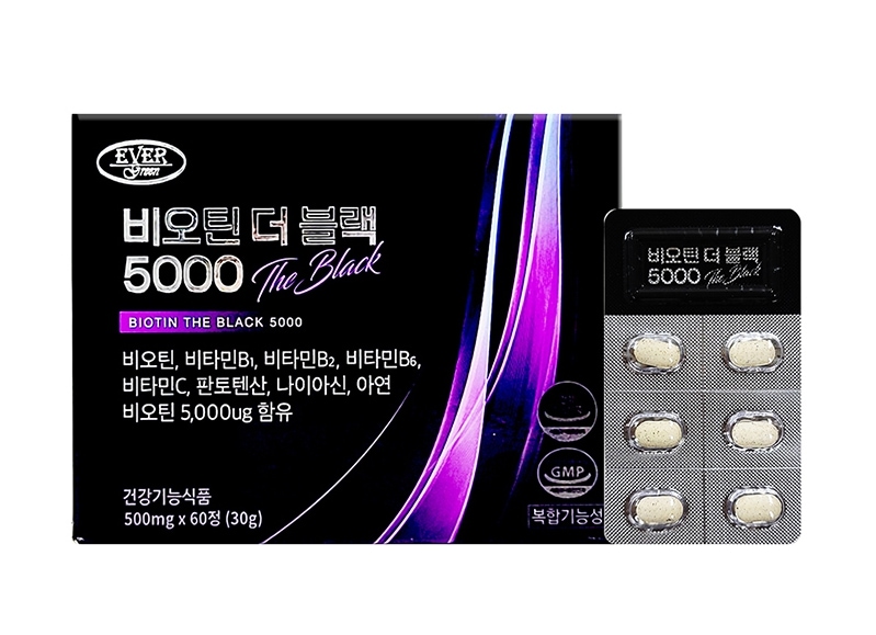 [健康補助食品]ビオチンザブラック5000　60錠健サプリ エネルギー ビタミン パントテン 酸亜