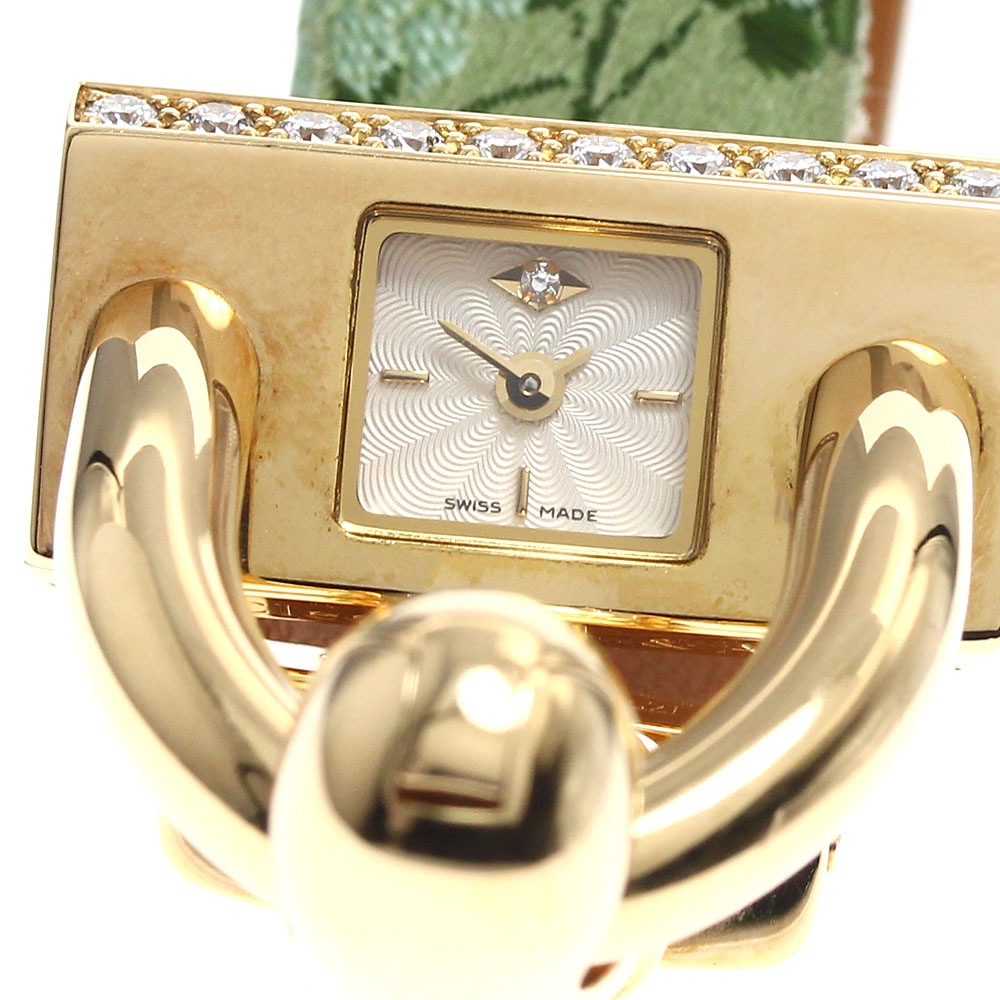 ヴァンクリーフ＆アーペル Van Cleef & Arpels ミスカデナ K18YG 1Pダイヤモンド クォーツ レディース _874575【中古】