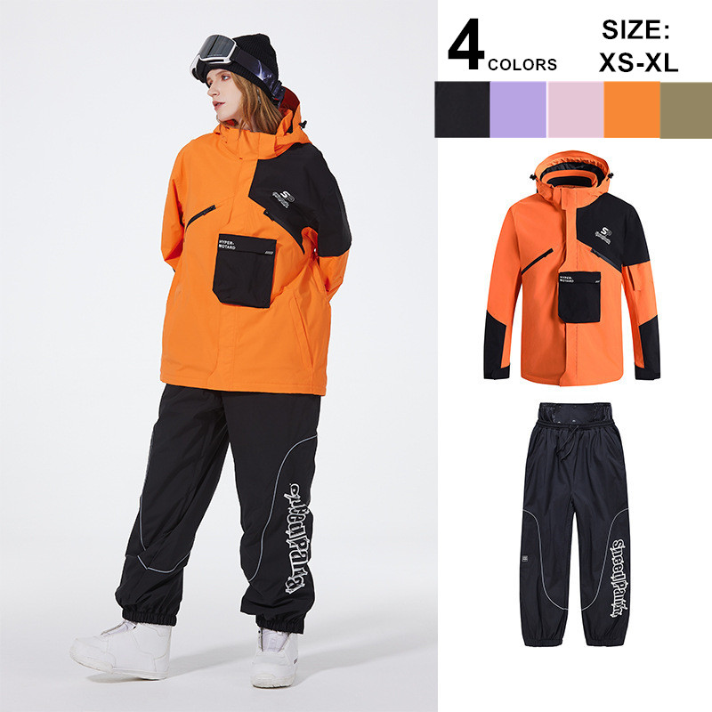 スノーボードウェア 上下 スキーウェア 上下セット メンズ レディース スノボウェア ジャケット パンツ 男女兼用 スノーウェア 撥水 防風 保温 雪遊び