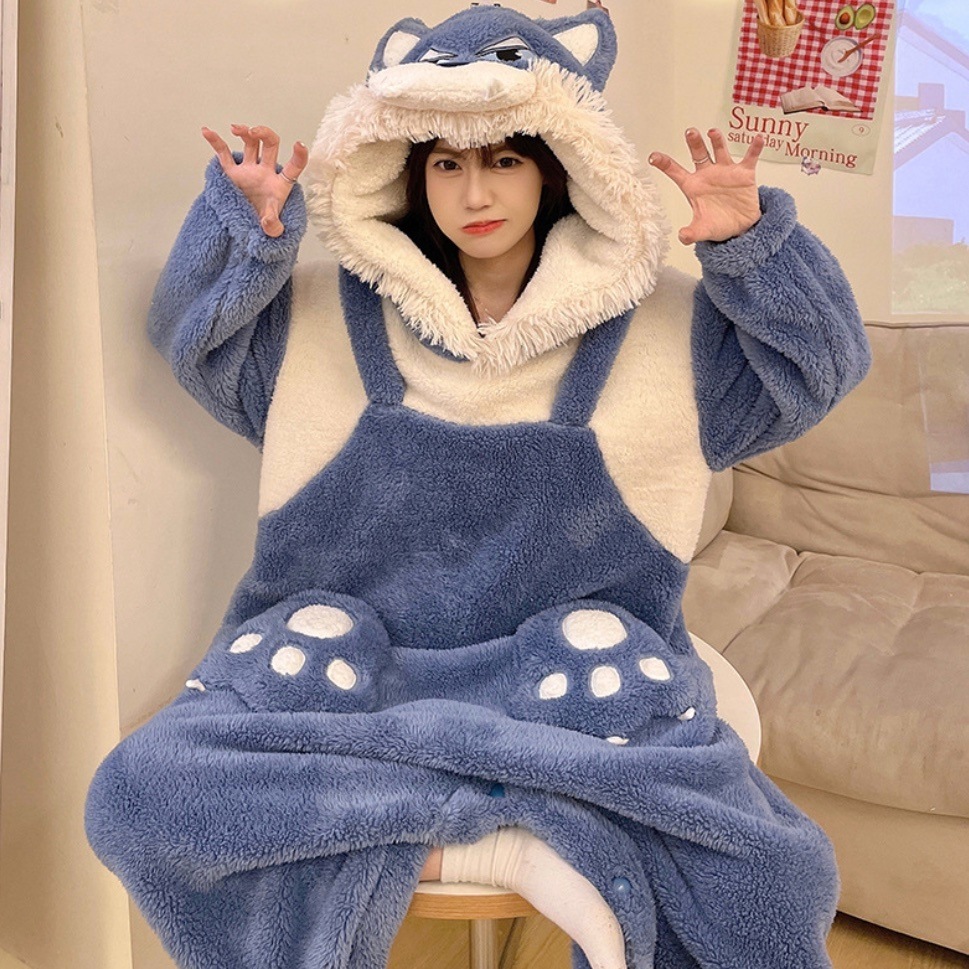 【動画あり】オオカミ着ぐるみパジャマ 着ぐるみパジャマ 着ぐるみパジャマ大人 着ぐるみ パジャマ ルームウェア もこもこ モコモコ コスプレ 動物 アニマル 韓国 オルチャン レディース かわいい 7,465円