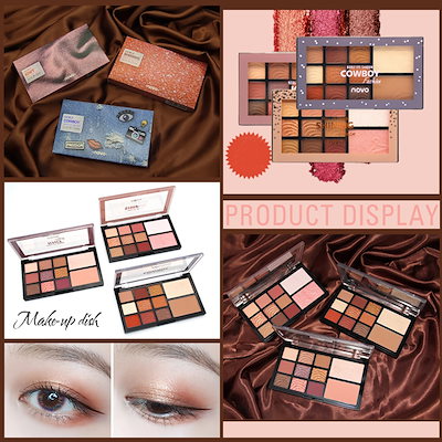 ★NOVO?9+2カラー?INS注目★アイシャドウ/EYE SHADOW・...のサムネイル
