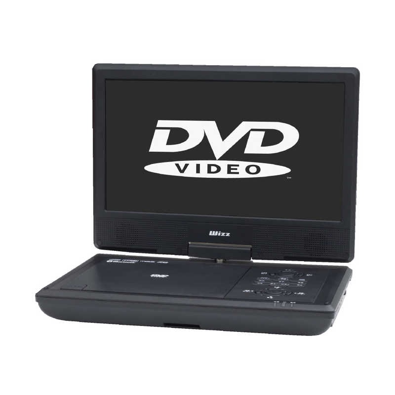 Wizz ポータブルDVDプレーヤー WDP-S1001 新品未使用 WIZZ 10.1インチ ポータブルDVDプレーヤー WPD-S1001P