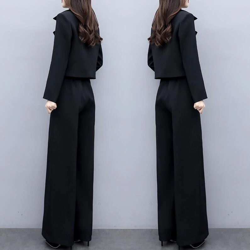 大安売りスーツ エレガント 2点セット20代30代40代 通勤 OL 女らしい ショート丈ジャケット+ガウチョパンツ 着痩せ フォーマル パーティードレス 結婚式 二次会 事務服 レディースS