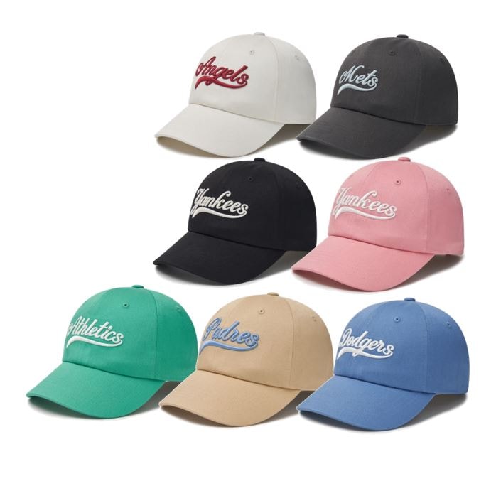 Cursive Lettering Unstructured Ball Cap 3ACPVL34N