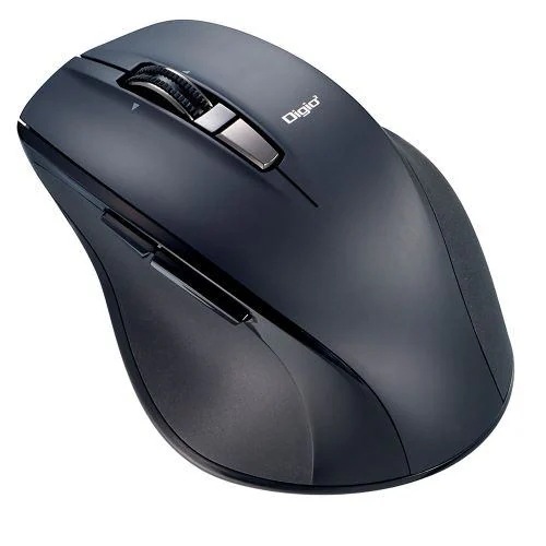 ナカバヤシ MUS-BKF165NBK Bluetooth静音5ボタンBlue LEDマウス Win,Mac対応 Nブラック