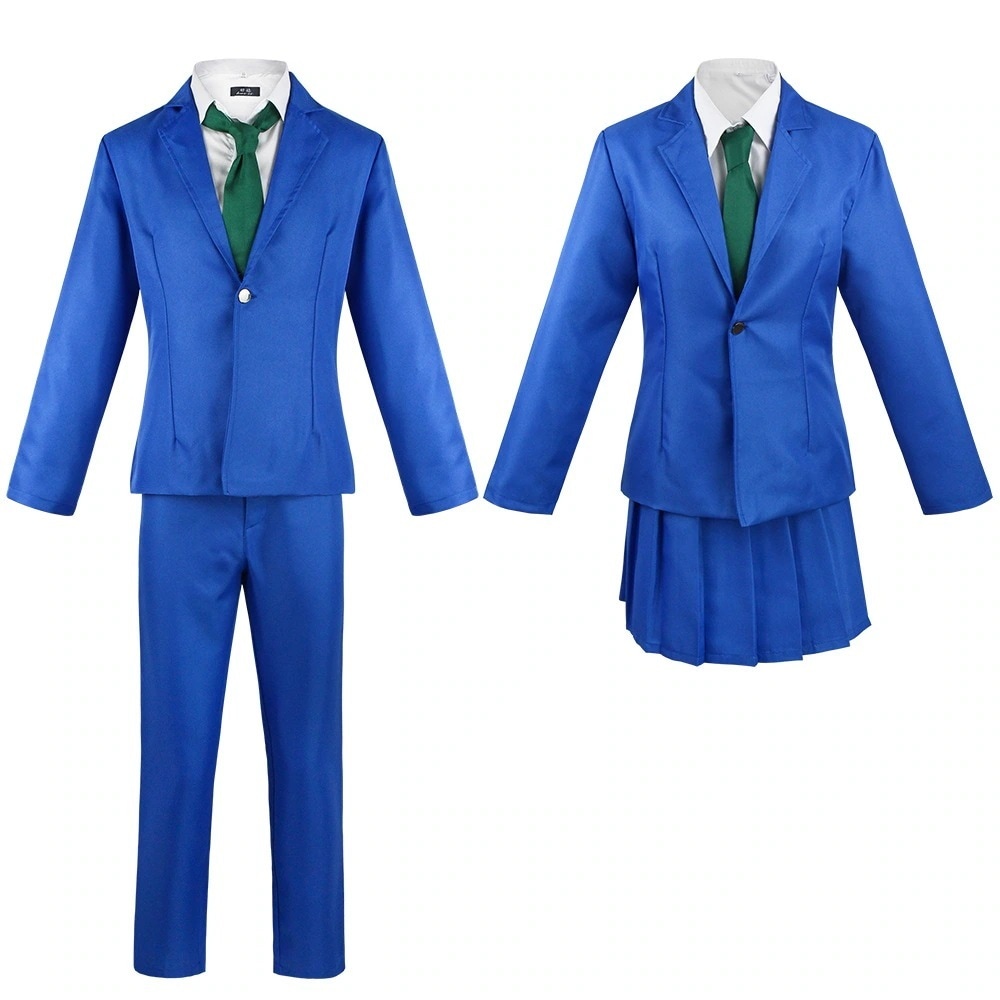 名探偵コナンcos制服工藤新一/毛利蘭同モデルコスプレ演技服