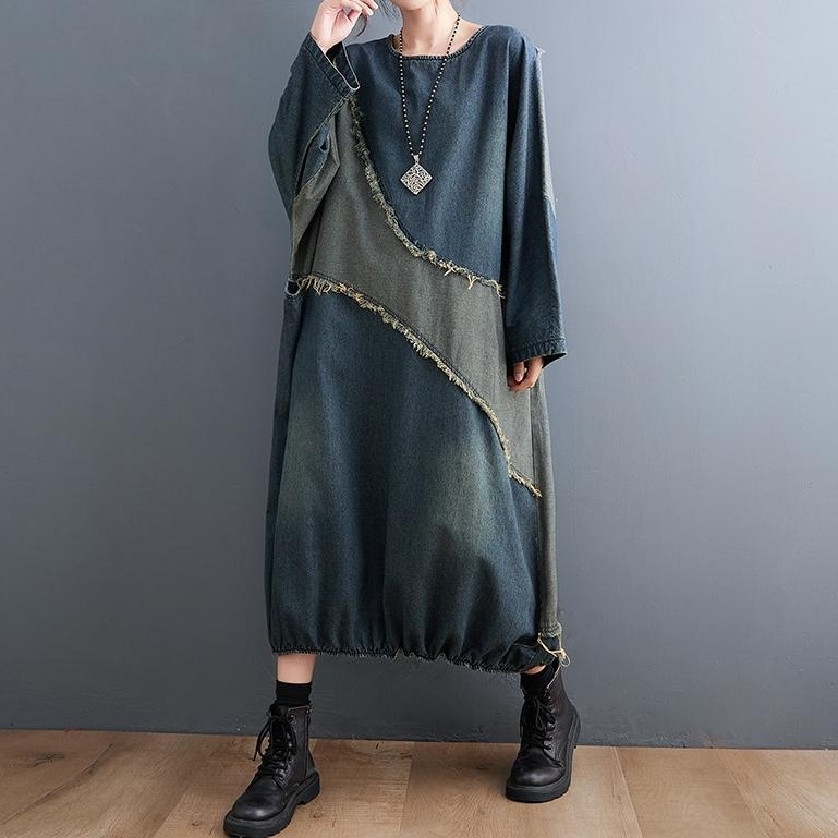 【輝いて超人気】 好感度UP 秋 長袖 ワンピース