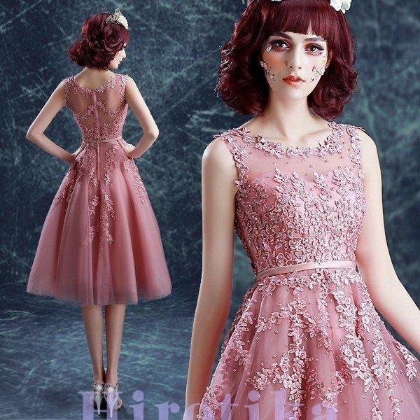 ミニドレス 披露宴 花嫁 ミニドレス 安い パーティードレス 二次会 コンサート 結婚式 カラードレ