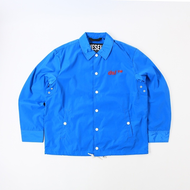 コーチジャケット メンズ J-COAL 刺繍ロゴ ナイロンジャケット die-m-o-e8-007