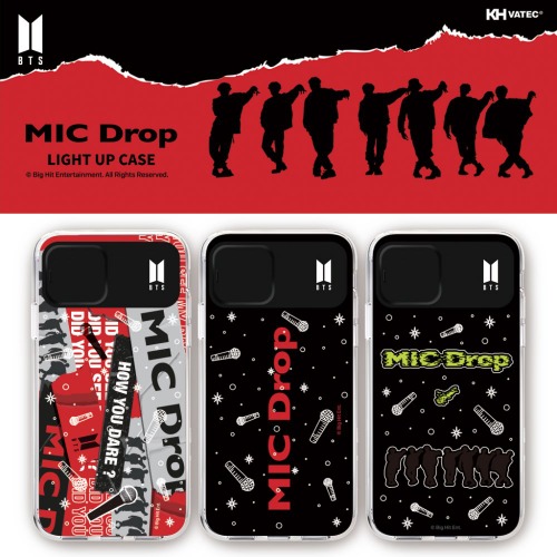 BTS スマホケース MicDrop ライトアップケース iPhone Galaxy