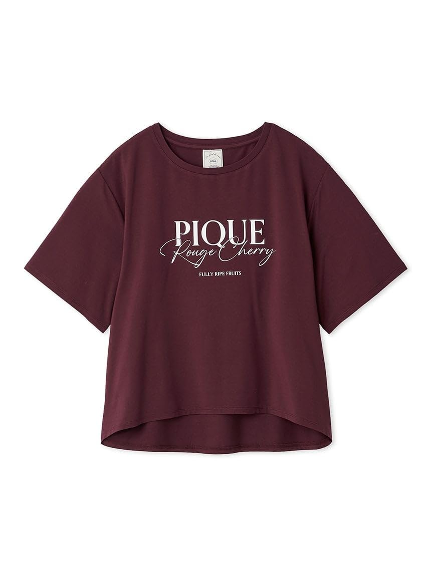 [ジェラート ピケ] ルージュチェリーレーヨンロゴTシャツ PWCT254276 レディース BUR Free Size