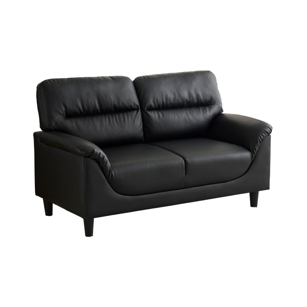 F87ソファ 二人掛け カウチ PUレザー モダン シンプル ソファー2P おしゃれ 座面肘掛け一体型 圧力分散 高品質 耐荷重