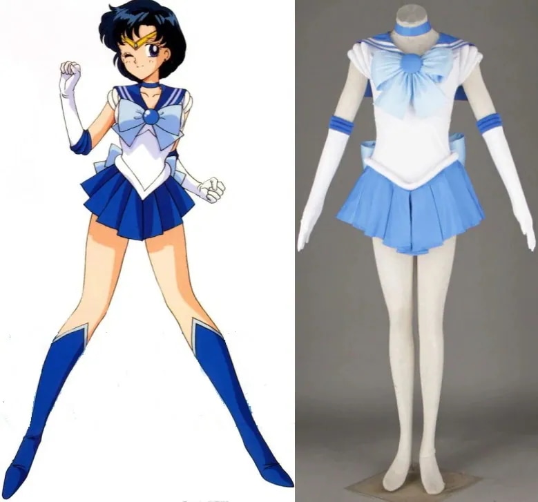 美少女戦士セーラームーン 水野亜美風 コスプレ衣装 コスチューム アニメコスプレ衣装 ハロウィン クリスマス服 変装服 仮装