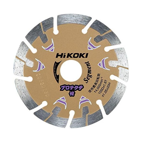 ダイヤモンドカッター 105mmX20 (セグメント) プロテクタ 0032-4693