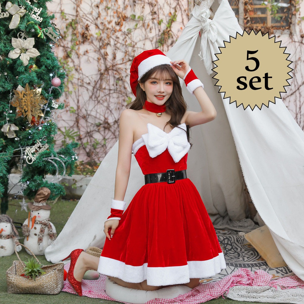サンタ コスプレ クリスマス コスプレ サンタコス サンタクロース コスチューム 大きいサイズ 新作 セクシー サンタコスプレ ワンピース サンタ サンタクロース コスプレ 衣装30%までに制限