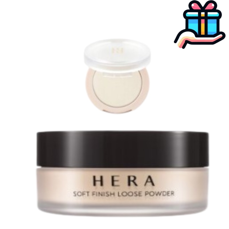 【韓国人気】ソフトフィニッシュ ルースパウダー 15g + 追加贈呈 スキンラディアントグローバーム 5.4g デパート商品 水分 光彩 栄養 保湿 基礎化粧品 韓国コスメ