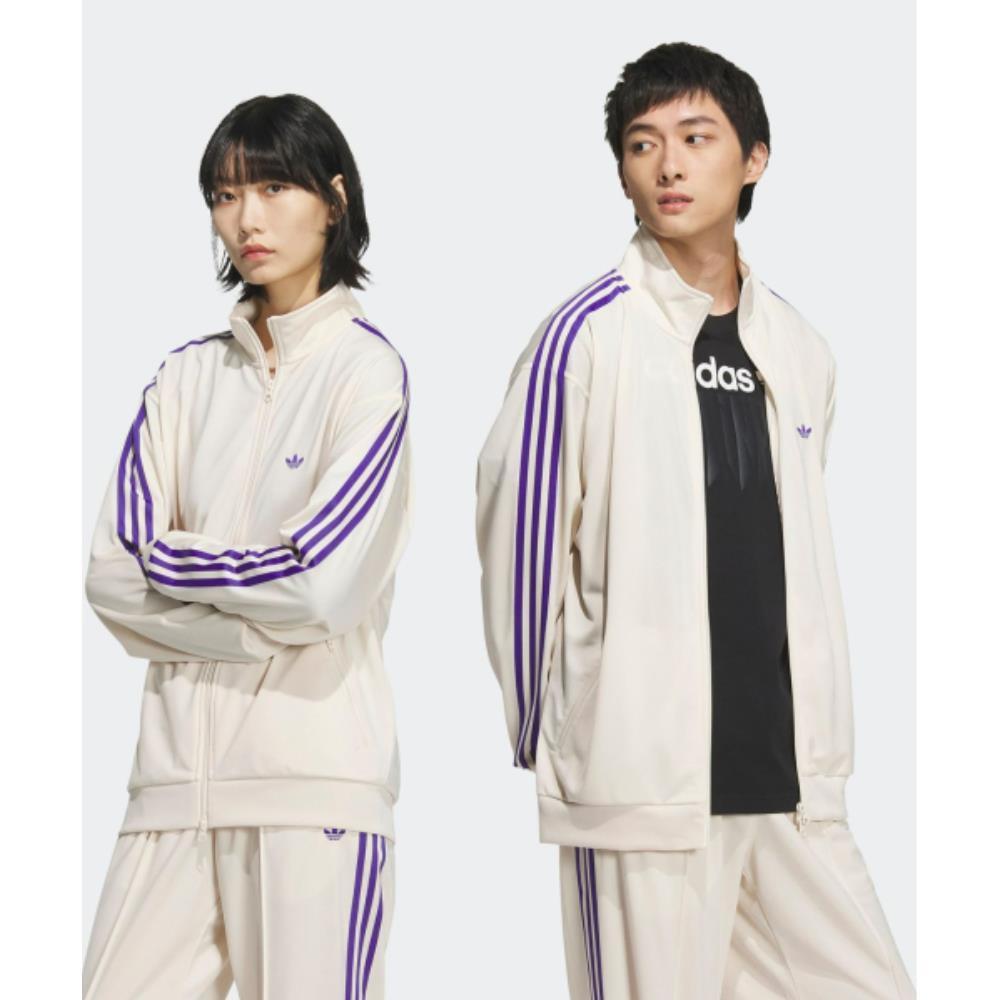 adidas BB Track Top Wonder White Purple JD5269