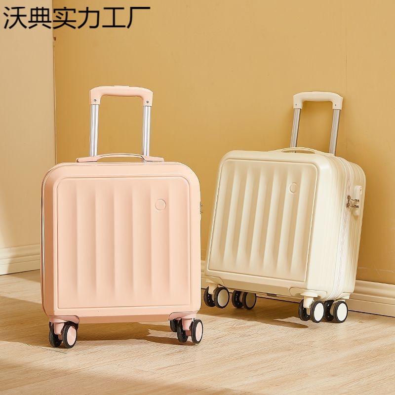 女性用小型軽量機内持ち込みスーツケース 18インチパスワードトロリーケースユニバーサルホイール 20インチ飛行機旅行用スーツケース 9,567円