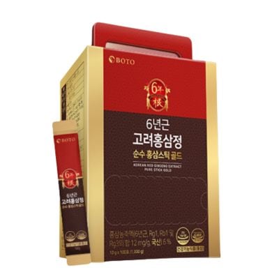 6年根 高麗 紅参井 純粋 紅参スティック ゴールド 10g x 100包 5,495円