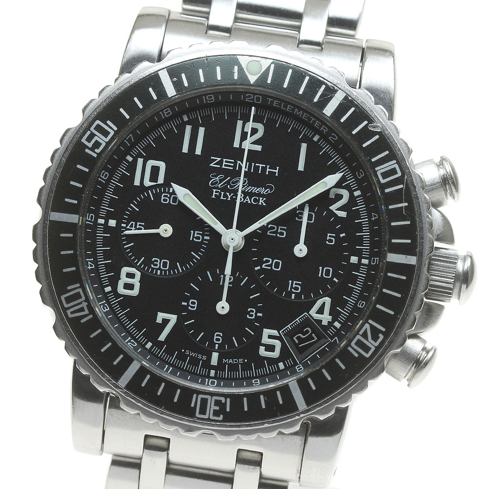 ゼニス ZENITH 01/02.0470.405 レインボー フライバック エルプリメロ 自動巻き メンズ _831482【中古】